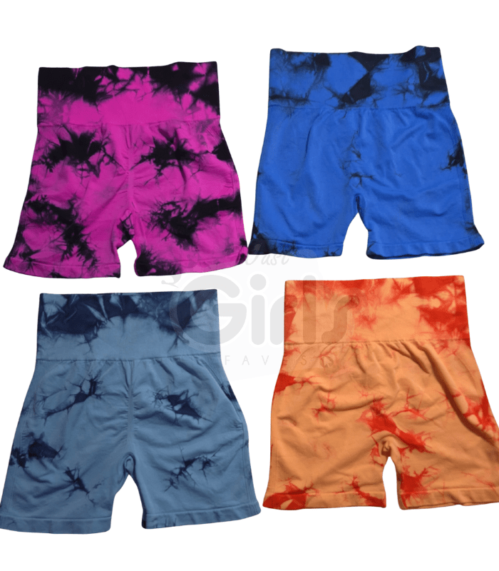 Tie and Dye Biker Short (Size 10-14)