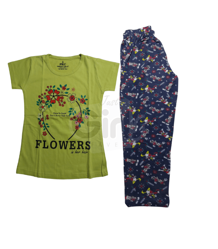 Trendy Girlz Pyjamas Flower (4-5yrs)