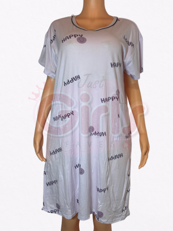2 Pocket Character Dress Loungewear (Free Size)
