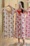 Flower Free Nightgown